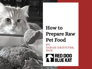 How To Prepare Raw Pet Food